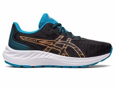 Asics Gel Excite 9 GS Kids Running Shoes (Black Sun Peach) Size 5 Asics Gel Excite 9 GS Kids Running Shoes (Black Sun Peach) Size 5
