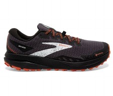 Brooks Divide GTX Gore Tex Trail Running Shoes Black Firecracker Size 11