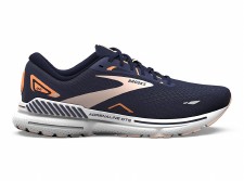 Brooks Adrenaline GTS 23 Women's Running Shoes Peacoat Tangerine Peach Size 4 Brooks Adrenaline GTS 23 Women's Running Shoes Peacoat Tangerine Peach Size 4