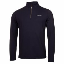 Calvin Klein Golf Mens Newport ½ Zip Top Navy Size Small