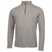 Calvin Klein Golf Mens Newport ½ Zip Top Silver Marl Size Medium