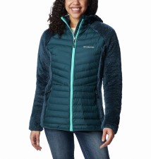 Columbia Powder Lite™ Women's Sherpa Hybrid Fleece Jacket Night Wave Size Small Columbia Powder Lite™ Women's Sherpa Hybrid Fleece Jacket Night Wave Size Small