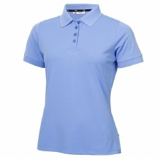 Additional picture of Calvin Klein Golf Ladies Club Polo Cornflower Blue Size 10