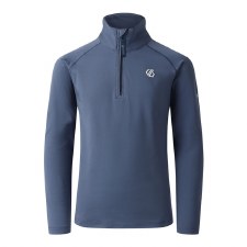 Dare2b Kid's Consist Core Stretch Midlayer Half Zip Blue Indigo Age 5-6