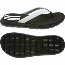 Adidas Comfort Flip Flops (Black White) 7