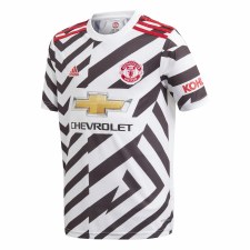 Adidas Man Utd Away 3rd Jersey 2020/21 Kids (White Black) 7-8 Adidas Man Utd Away 3rd Jersey 2020/21 Kids (White Black) 7-8