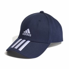 Adidas 3 Stripe Baseball Cap (Navy) One Size Adults Adidas 3 Stripe Baseball Cap (Navy) One Size Adults