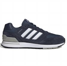 Adidas Run 80s Mens Shoes Blue Legend Ink White Grey Two Size 7.5