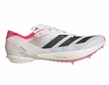 Adidas Adizero Ambition Unisex Running Spikes White Black Red Size 8