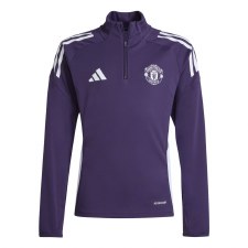 Adidas Manchester United Tiro 25 Competition Training Top Kids Purple White Age 5-6