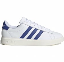 Adidas Grand Court 2.0 Men's Trainers Feature White Lucid Blue Core White Size 8 Adidas Grand Court 2.0 Men's Trainers Feature White Lucid Blue Core White Size 8