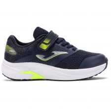 Joma Speed Junior Velcro Boys Running Shoes Navy Yellow Size 11