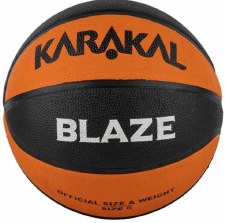 Karakal Blaze Basketball Black Orange Size 5