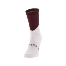 O'Neills Ion Midi Socks Maroon White Size 2-4