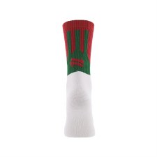 O'Neills Ion Midi Socks Red Green White Size 4-7