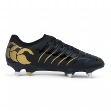 Canterbury Phoenix 2.0 Team Adults Soft Ground Rugby Boots Black Gold Size 12