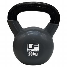 Urban Fitness Vinyl Coated Dumbell 20 Kg (Charcoal)