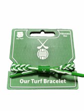 Green & White Turf Bracelet