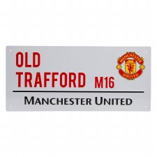 Old Trafford Man Utd Street Sign