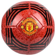 Adidas Manchester Utd Home Club Football Red Black Size 5 Adidas Manchester Utd Home Club Football Red Black Size 5