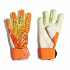 Adidas Predator Edge Pro Goalkeeper Gloves Junior (Solar Red Dolar Green) Size 7