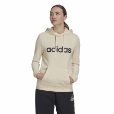 Adidas Essential Linear Women's Hoodie (Beige) Size Medium
