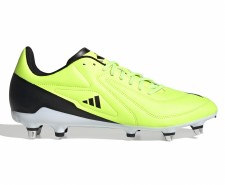 Adidas RS15 Soft Ground Rugby Boots Lucid Lemon Core Black Size 9