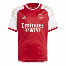 Adidas Arsenal 23/24 Home Jersey Junior Team Better Scarlet White Age 9-10