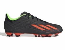 Adidas X Speedportal.4 Firm Ground Football Boots (Core Black Solar Red Solar Green) Size 6