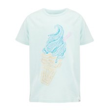 Animal Ariel Graphic Girls Tee (Mint Ice Cream) Age 9-10 Animal Ariel Graphic Girls Tee (Mint Ice Cream) Age 9-10