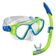 Aqua Lung Urchin Snorkle Set (Lime Blue) Junior Aqua Lung Urchin Snorkle Set (Lime Blue) Junior