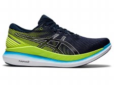 Asics GlideRide 2 Mens (Dark Navy Lime Blue) 10 Asics GlideRide 2 Mens (Dark Navy Lime Blue) 10
