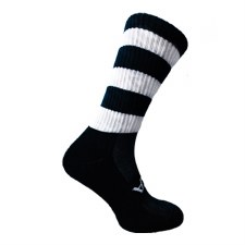 Atak Shox Mid Lenght Football Socks Black White Size 10-2 Atak Shox Mid Lenght Football Socks Black White Size 10-2