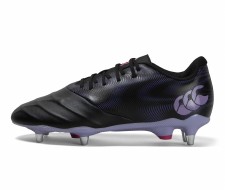 Canterbury Phoenix Team Soft Ground Rugby Boots Black Purple Size 12