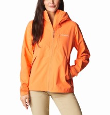 Columbia Ampli-Dry™ Women's Waterproof Shell Walking Jacket (Sunset Orange) Size Small Columbia Ampli-Dry™ Women's Waterproof Shell Walking Jacket (Sunset Orange) Size Small