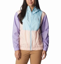 Columbia Lily Basin Colorblock Jacket (Spring Blue Frosted Purple Peach) Size Small Columbia Lily Basin Colorblock Jacket (Spring Blue Frosted Purple Peach) Size Small