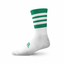 Gaelic Armour Elite Midi Sock (Green White Hoops) 3-5
