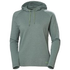 Helly Hansen Women's Verglas Light Hoodie (Green Marl) Size Medium