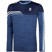 O'Neills Kildysart Nevis Brushed Crew Neck (Melange Navy Sky White) 5-6