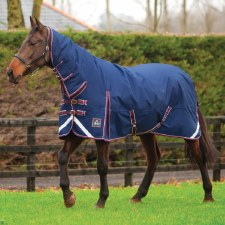 Mackey Keadeen Plus 300g Full Neck Outdoor Rug Navy Maroon Size 140cm/6'3" Mackey Keadeen Plus 300g Full Neck Outdoor Rug Navy Maroon Size 140cm/6'3"