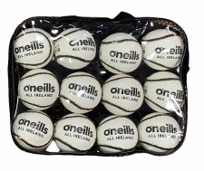 O'Neills All Ireland Sliotars Size 4 (12 Pack) White