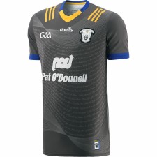 O'Neills Clare GAA Goalkeeper Jersey 2023 (Grey Royal Amber) Age 10-11