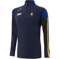 O'Neills Clare Rockway Brushed Half Zip Navy Royal Amber Age 10-11