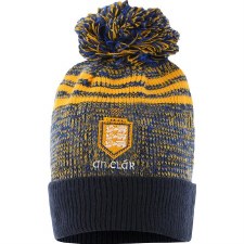 O'Neills Clare Harlem Bobble Hat (Navy Royal Amber) Adults