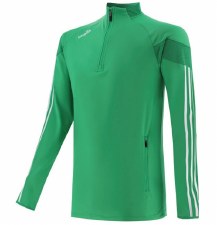O'Neills Tour Brushed Half Zip Top Green White Size Small