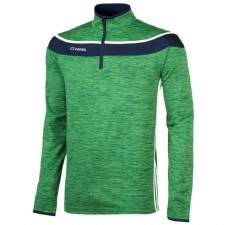 O'Neills Slaney 3 Stripe Half Zip (Melange Green Navy White) 7-8
