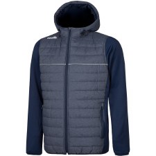 O'Neills Harrison Padded Hooded Jacket (Marl Navy Navy) S O'Neills Harrison Padded Hooded Jacket (Marl Navy Navy) S