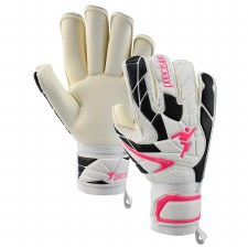 Precision Womens Fusion X.3D Roll Superflow Goal Keeper Gloves (White Pink) 6