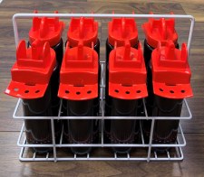 Precision Hygiene 8 Bottles + Carrier (Black Red)