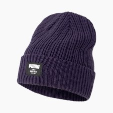 Puma Ribbed Classic Beanie (Navy) One Size Adults Puma Ribbed Classic Beanie (Navy) One Size Adults